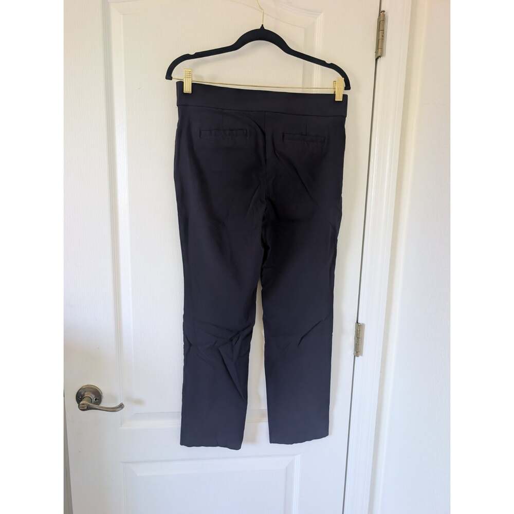 Coral Bay Womens Navy Blue Pull On Straight Leg Stretch Pants Sz 10 Workwear - Picture 2 of 7